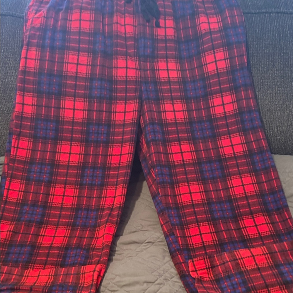 Sonoma Red and Blue Plaid Pajama Pants